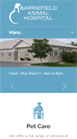 Mobile Screenshot of barriefieldanimalhospital.com